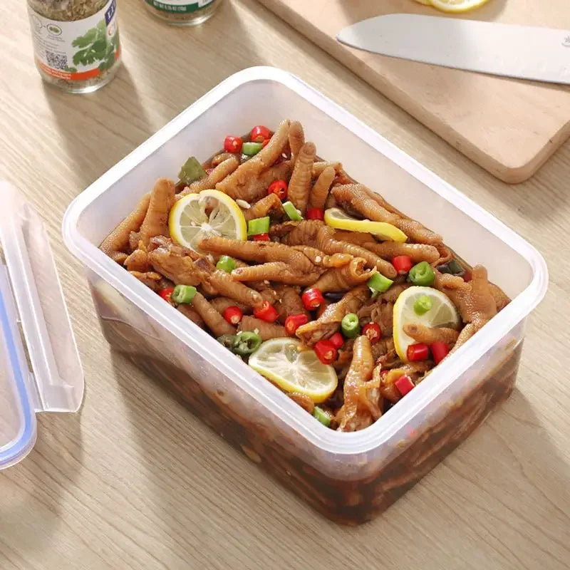 Versiegelte Frischhaltebox mit Deckel - Mikrowellengeeignet & stapelbar